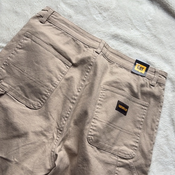 Caterpillar Women’s Stretch Canvas Work Pants Tan | Utility | Straight Leg | - Picture 4 of 6